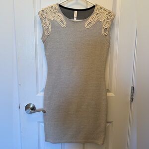 Xhilaration white and black dress